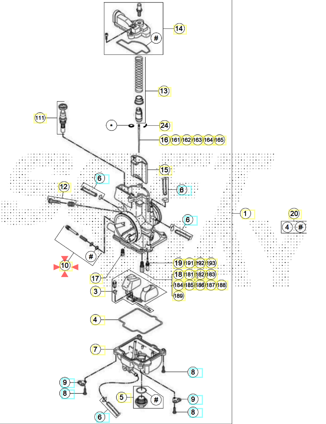 Beta Karbüratör Hava Ayar Vidası Beta Orj Yp B14-3