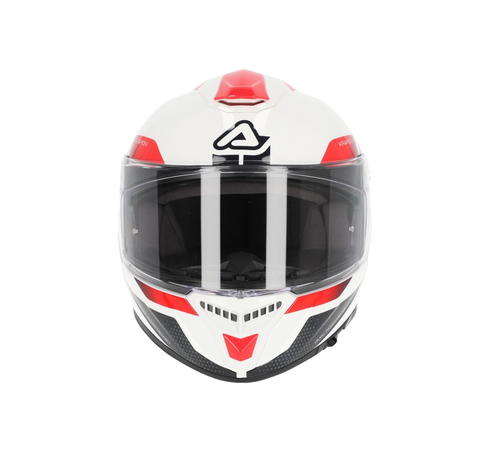 Acerbis Krapon 22-06 Kask Beyaz Kırmızı