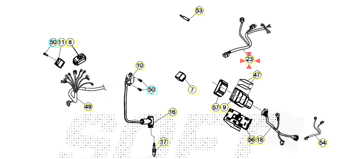 Beta RR 20-26 X-Trainer 23-26 Arka Tesisat Beta Orj Yp
