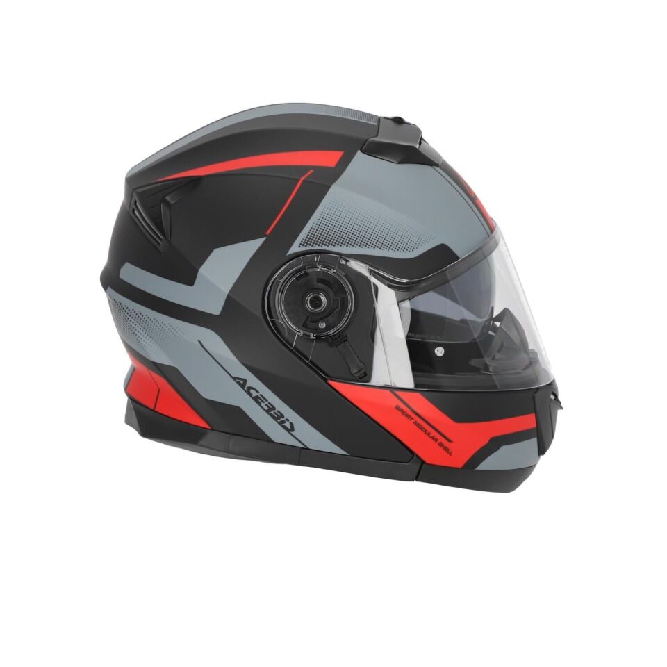 Acerbis Serel 22-06 Kask Siyah Kırmızı