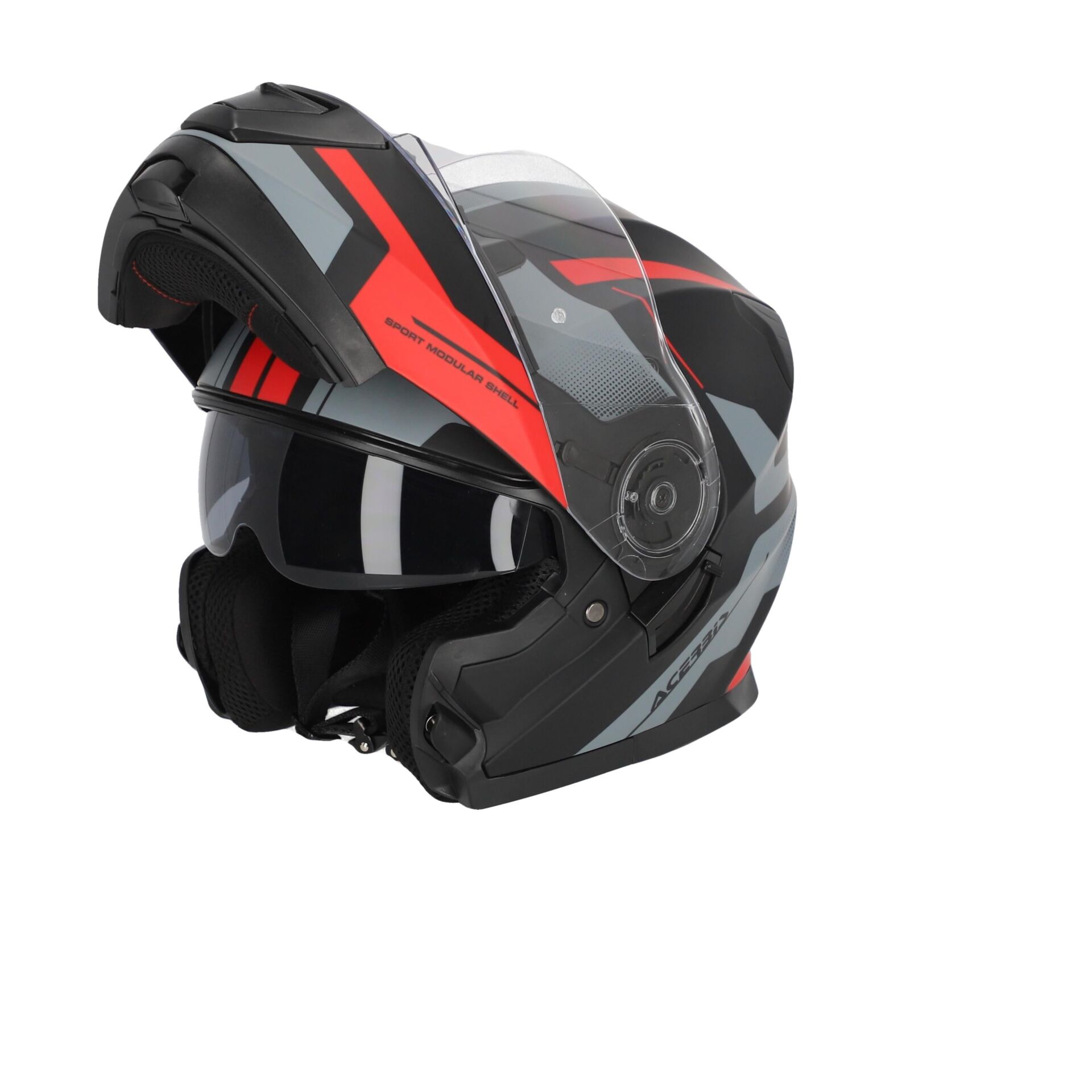 Acerbis Serel 22-06 Kask Siyah Kırmızı