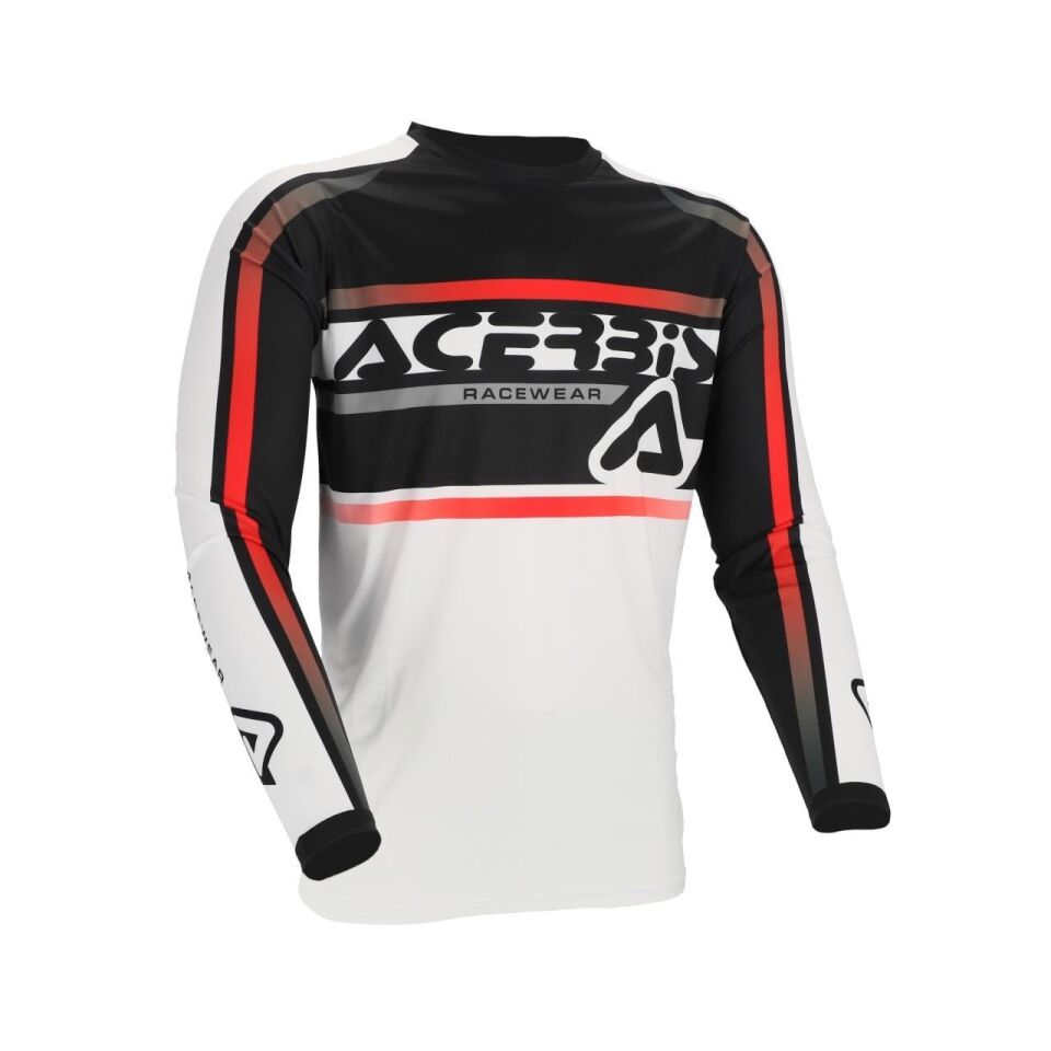 Acerbis Mx Lınear Lugo Jersey Siyah Beyaz
