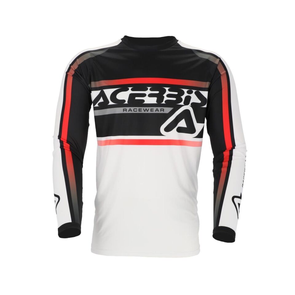 Acerbis Mx Lınear Lugo Jersey Siyah Beyaz