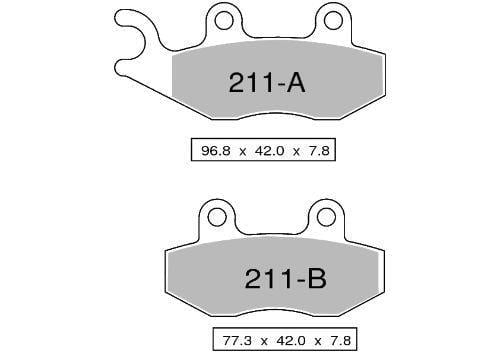 Kawasaki Klx 250 Ön Fren Balatası Sinterli
