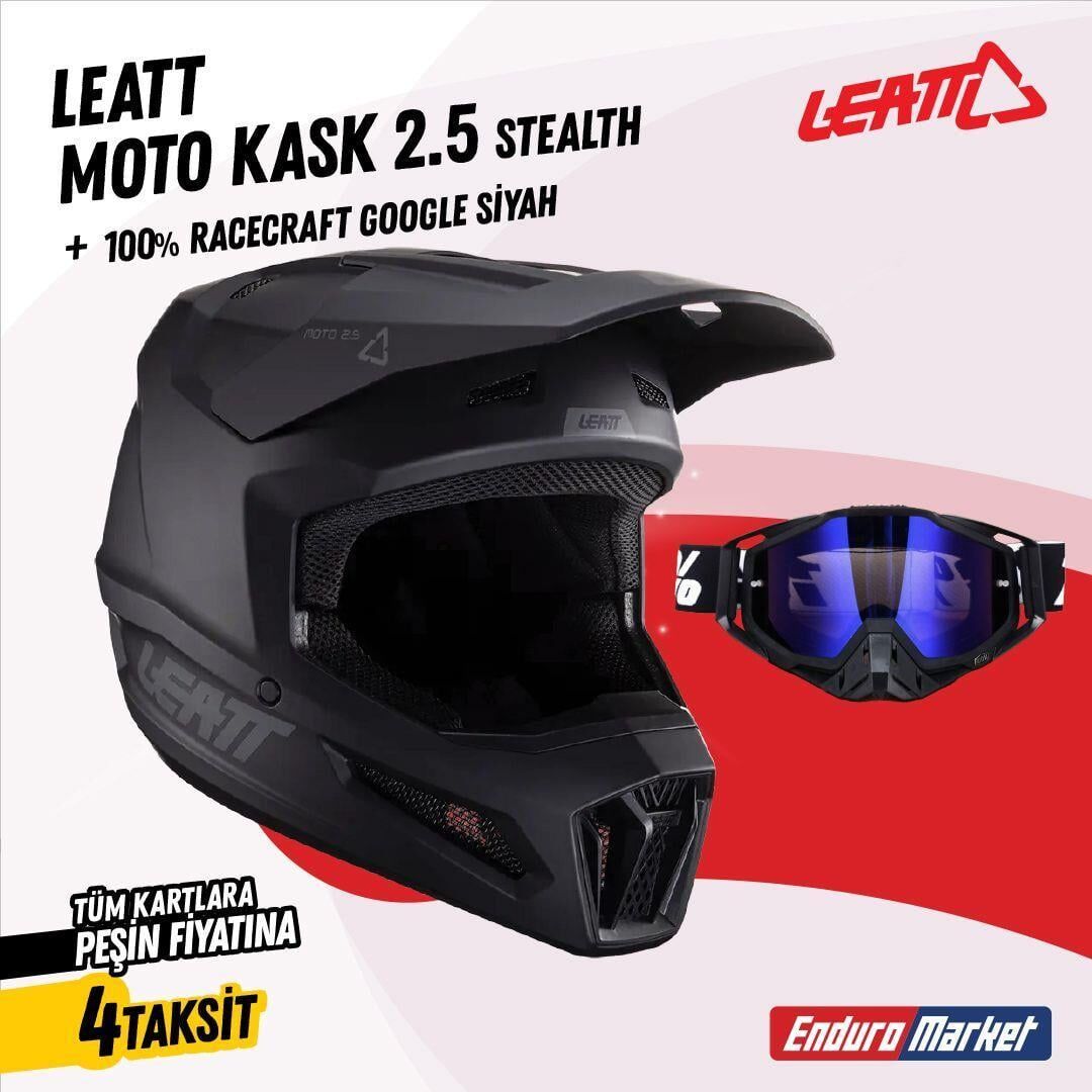 Leatt 2.5 V24 Stealth Kask