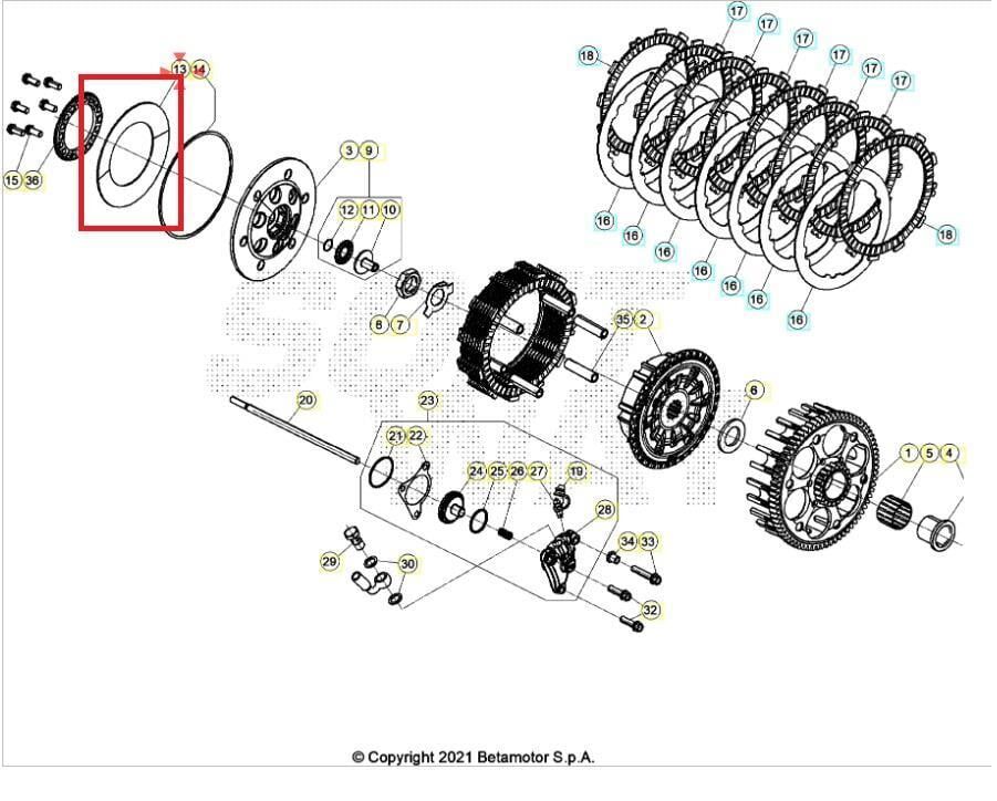 Sprıng Washer Beta Orj Yp B3-2