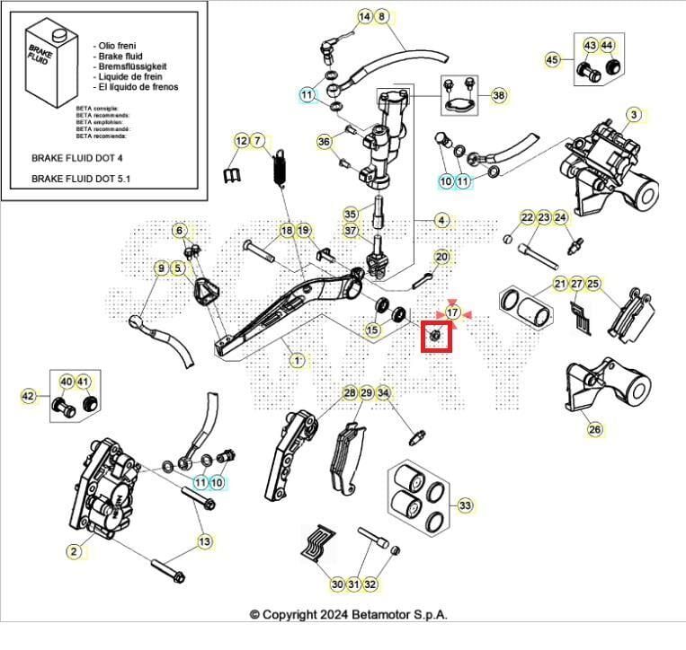 Nut M10X1.25 Beta Orj Yp B11-1