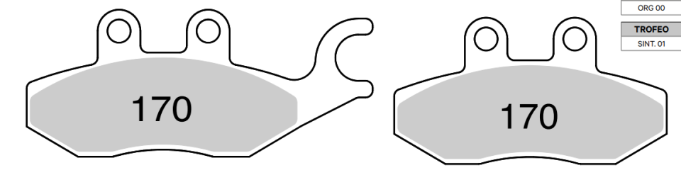 Piaggio X10 125 Ön Fren Balatası Sinterli