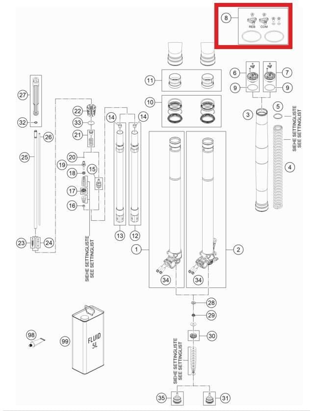 Screw Cap Small Part Kıt Ktm Orj Yp A4-2
