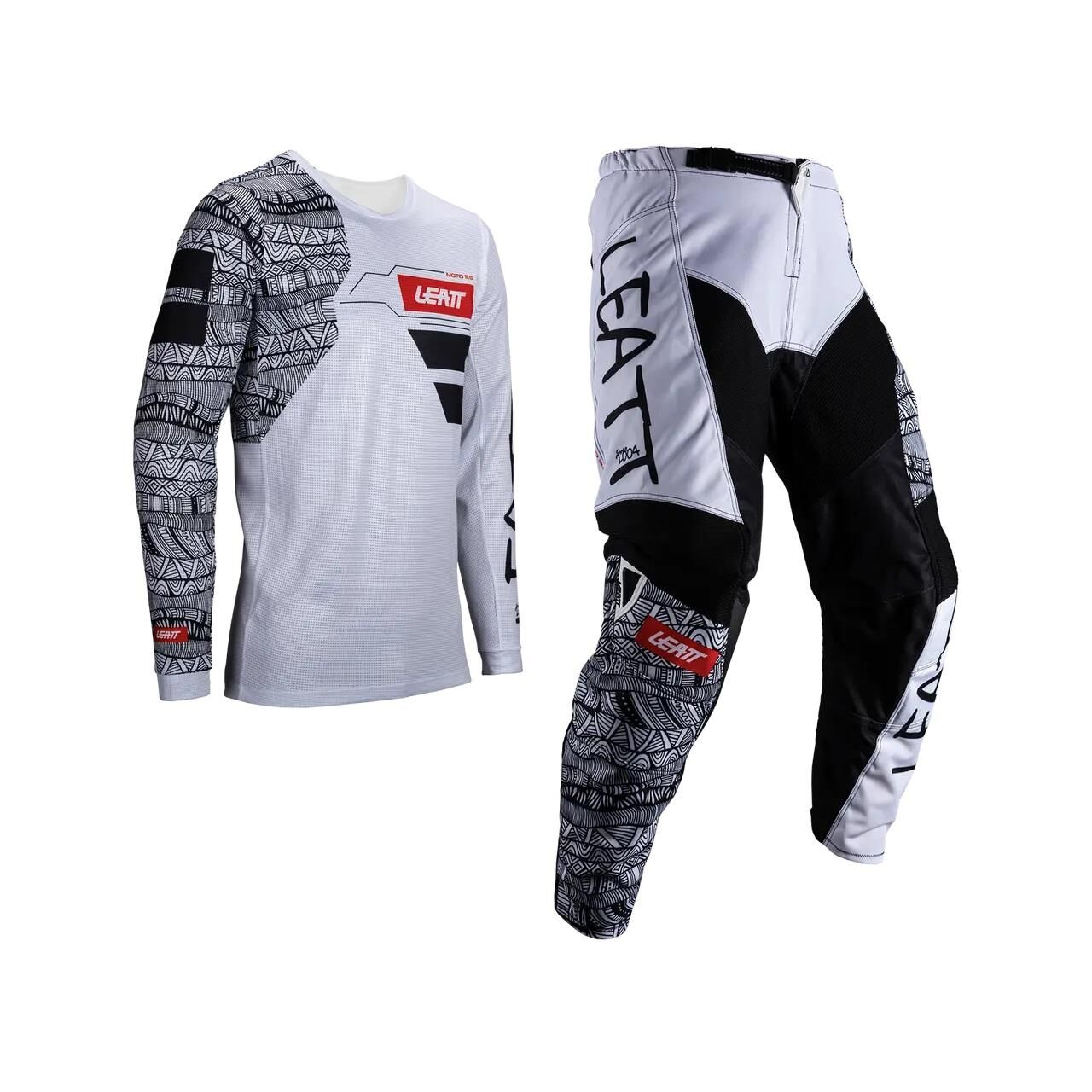 Leatt 3.5 Jersey Pantolon Takımı Whıte
