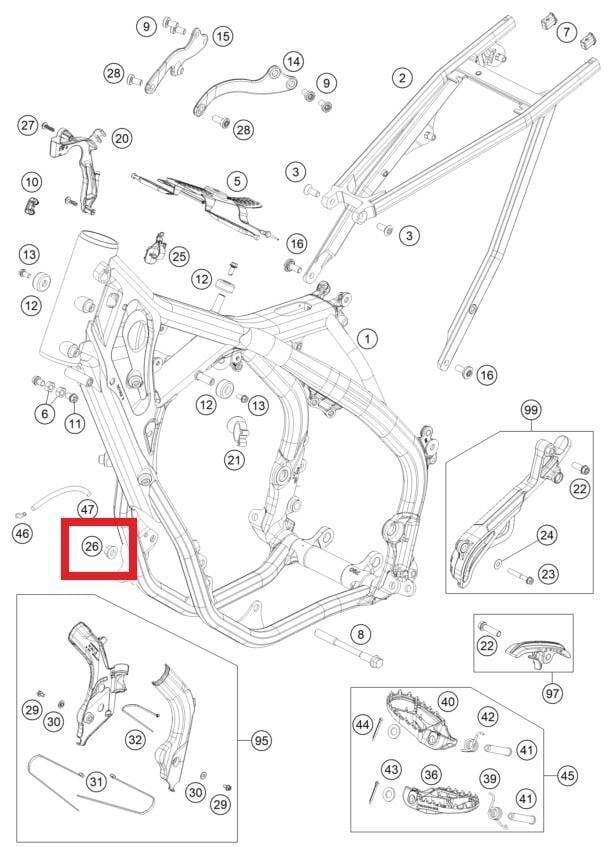 Self Lockıng Nut M10 Ktm Orj Yp A7-2