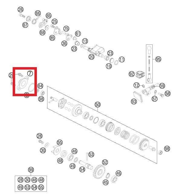 Closıng Cover Ktm Orj Yp A5-1