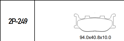 Yamaha Fz6 Fazer Ön Fren Balatası Yarı Metalik