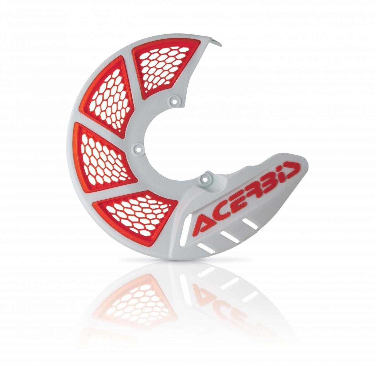 Acerbis Ön Disk Koruma Plastiği Beyaz Turuncu
