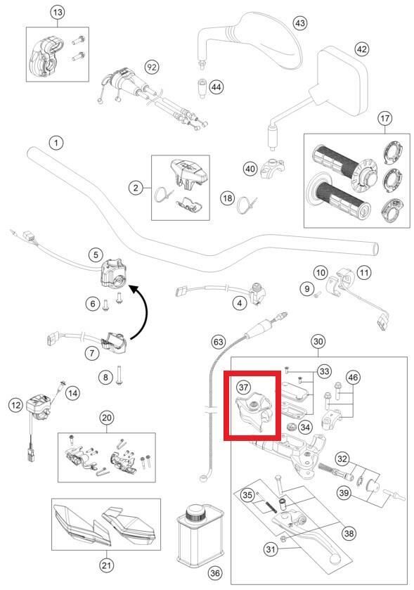 Protectıon Cap Ktm Orj Yp