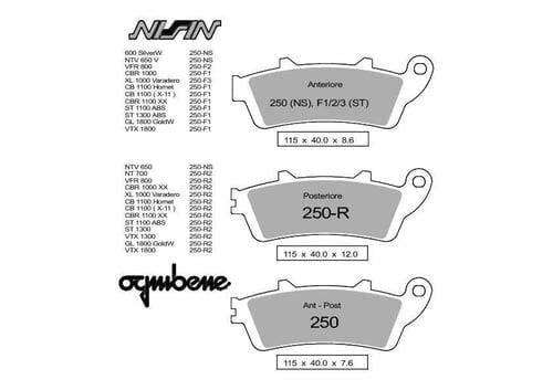 Honda CBR 300 R (15-20) Sinterli Ön Fren Balatası