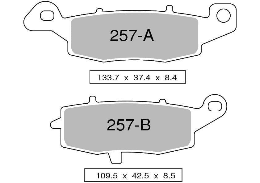 BMW R 1200 GS (04-12) Sinterli Ön Fren Balatası