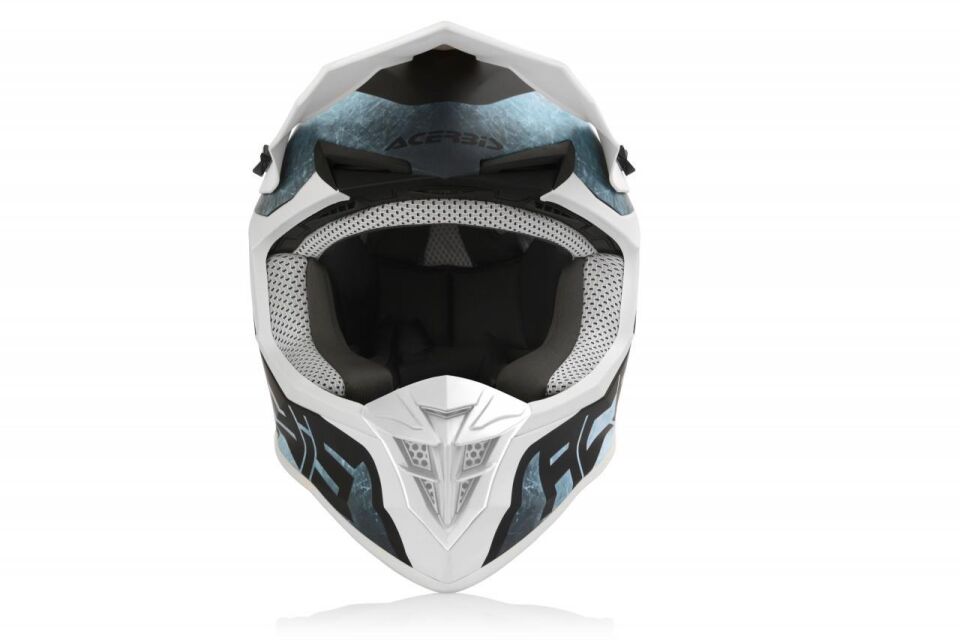 Acerbis Lınear Kask Beyaz Mavi