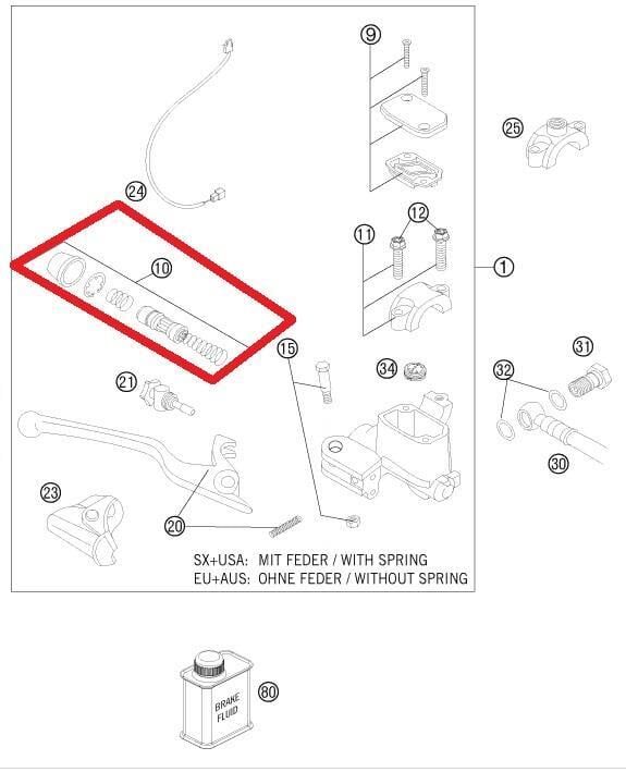 Reb.Set Pıston D=10Mm Ktm Orj Yp