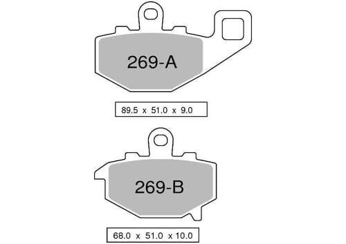 KTM 530 EXC (08-11) Sinterli Ön Fren Balatası