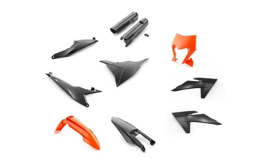 Ktm Exc 2024 Full Grenaj Set Siyah Turuncu