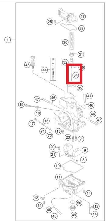 Jet Needle Keıhın N8Rh Ktm Orj Yp