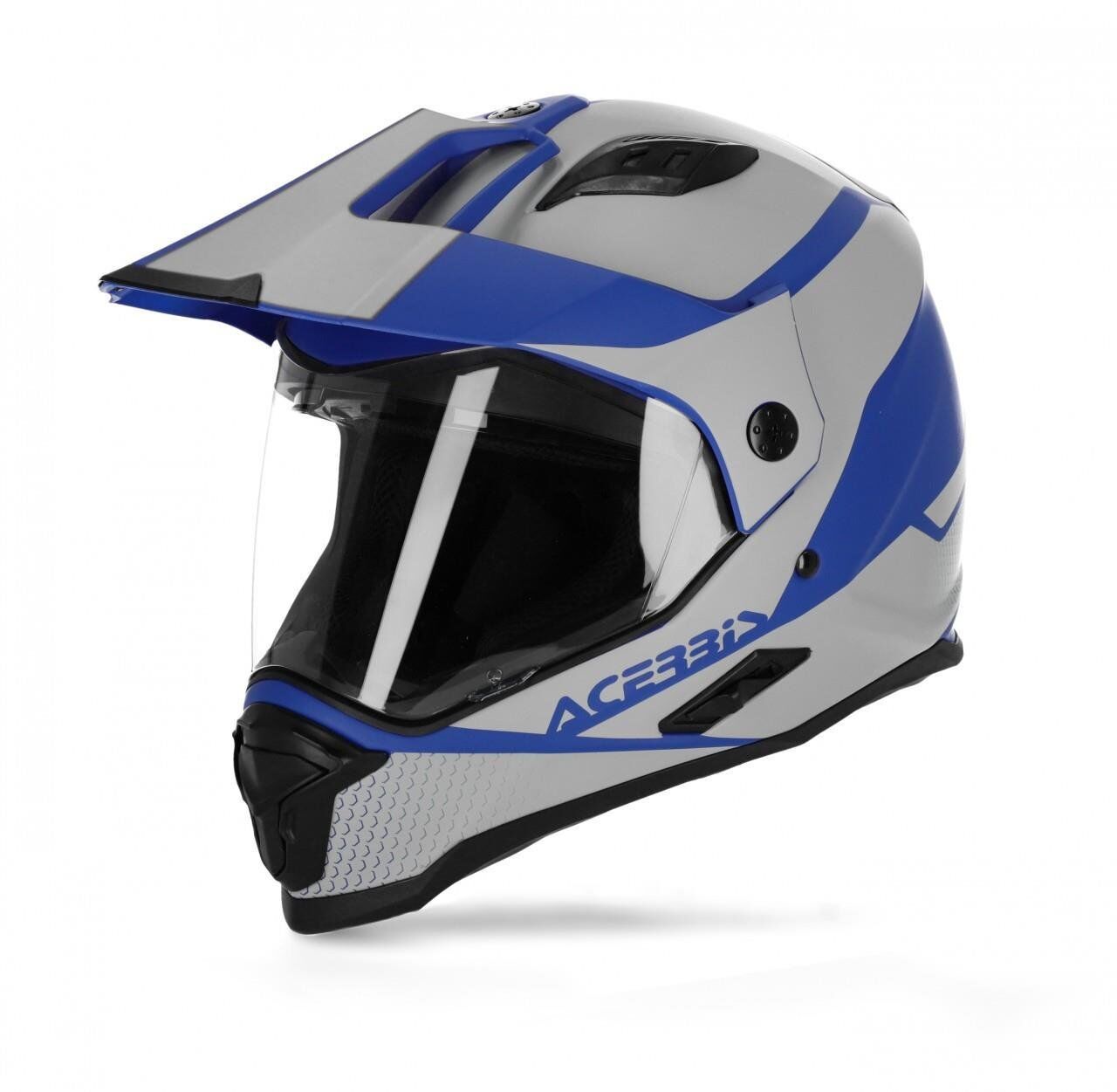 Acerbis Reactıve Graffıx Kask Gri Mavi