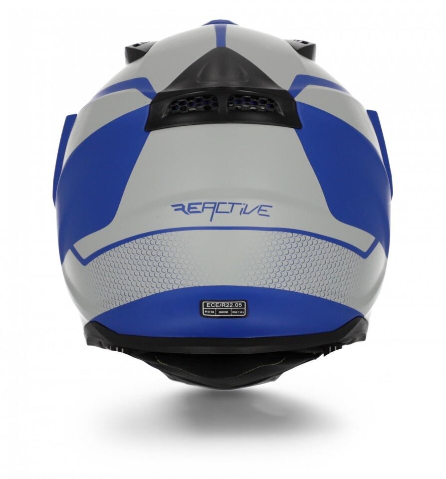 Acerbis Reactıve Graffıx Kask Gri Mavi