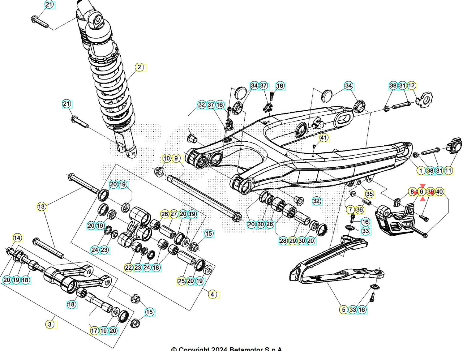Rr Racıng Zincir Klavuzu Kırmızı Beta Orj Yp B5-3