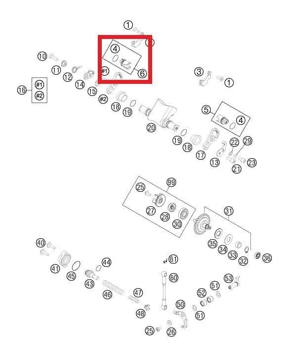 Control Valve 300 Rs Ktm Orj Yp A7-2