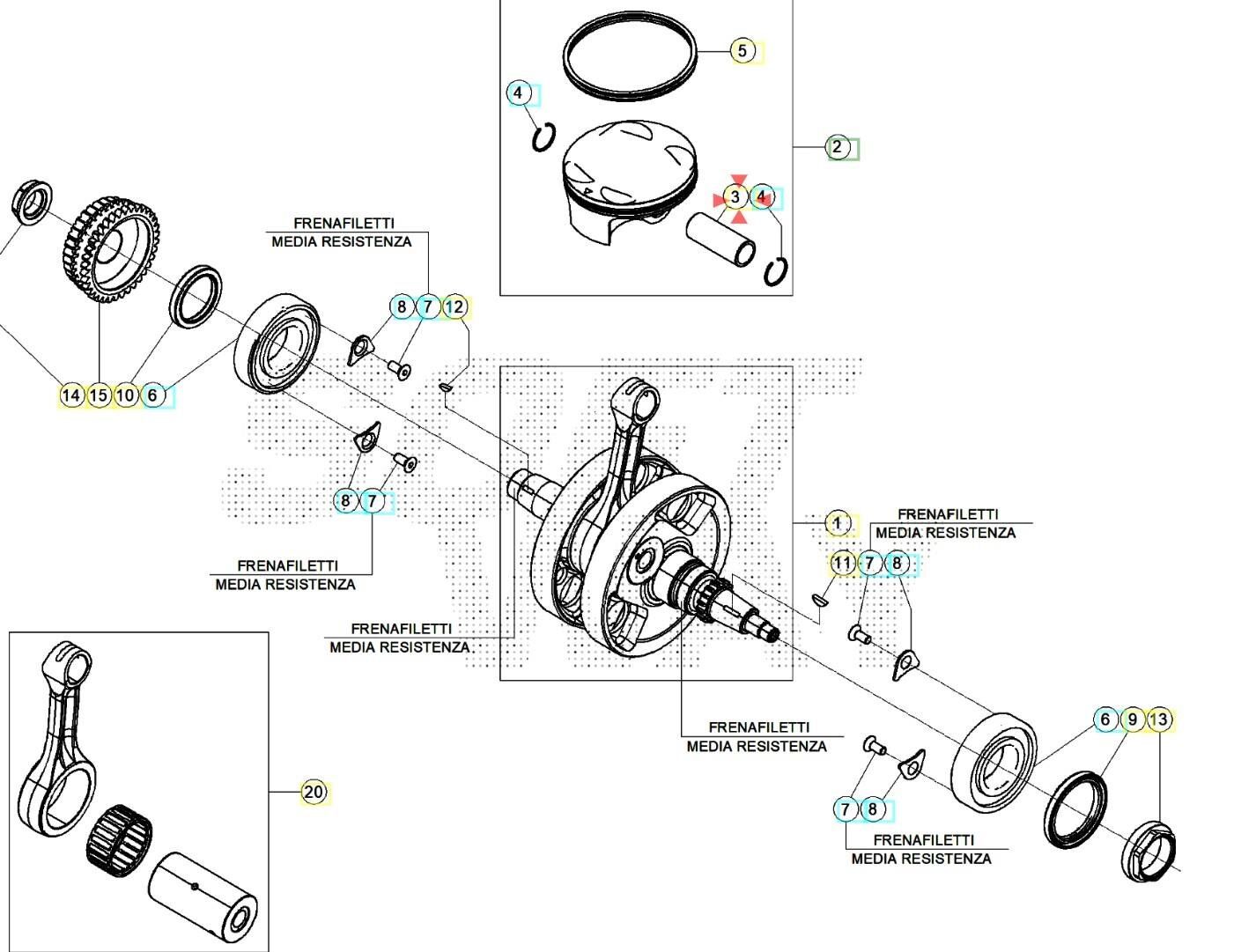 Rr 350 Pıston Pım Beta Orj Yp B12-2