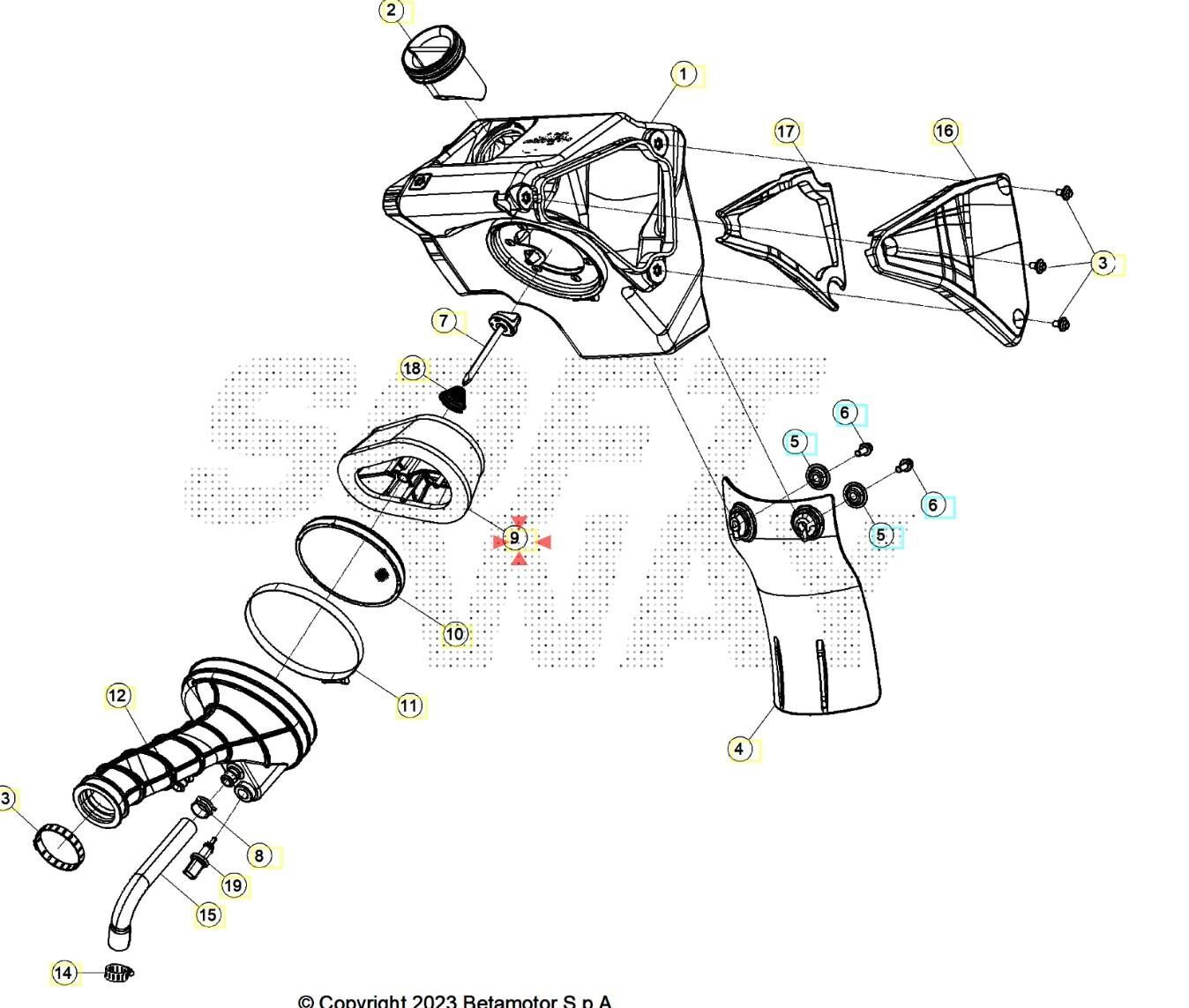 Enduro 125 Hava Filtresi Beta Orj Yp