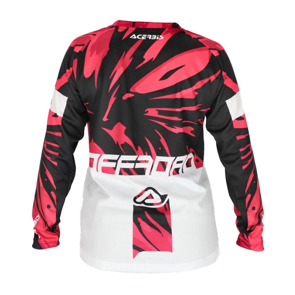 Acerbis Mx J-Kıd Four Çocuk Jersey Beyaz Mor
