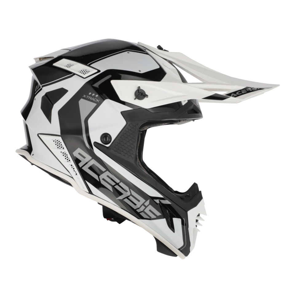 Acerbis X-Track 22-06 Kask Siyah Beyaz