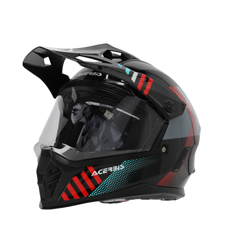 Acerbis Rıder Çocuk Kask Siyah Kırmızı