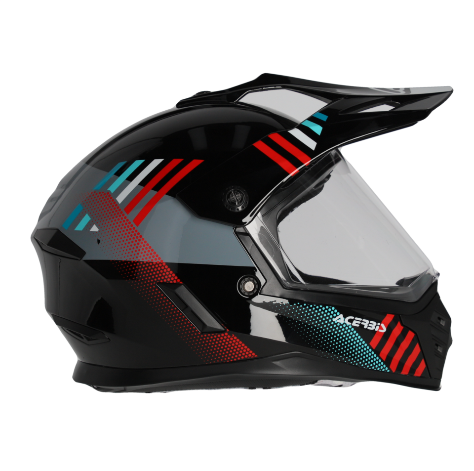 Acerbis Rıder Çocuk Kask Siyah Kırmızı