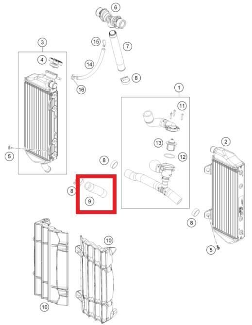 Performed Hose Ktm Orj Yp A4-1