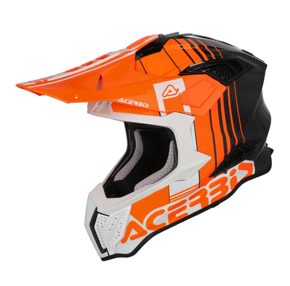Acerbis Airstrike-C Kask Turuncu Beyaz