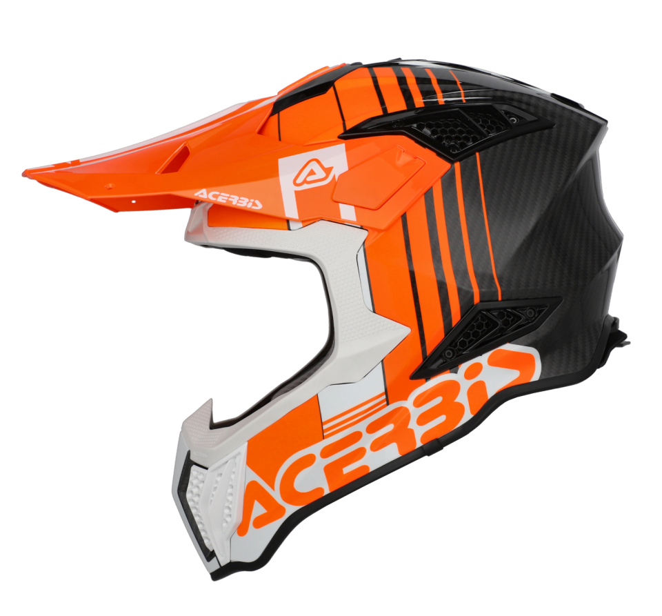 Acerbis Airstrike-C Kask Turuncu Beyaz