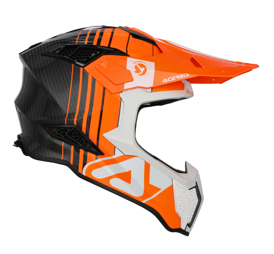 Acerbis Airstrike-C Kask Turuncu Beyaz