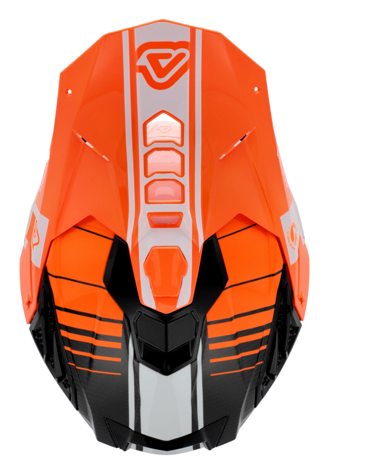 Acerbis Airstrike-C Kask Turuncu Beyaz