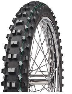 90/100-21 Mitas C-19 Ön Lastik (Yeşil Çizgi)