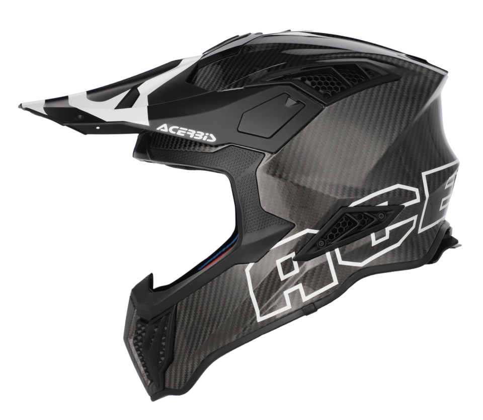 Acerbis Airstrike-C Kask Siyah Beyaz