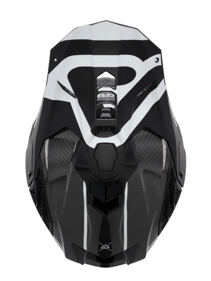 Acerbis Airstrike-C Kask Siyah Beyaz