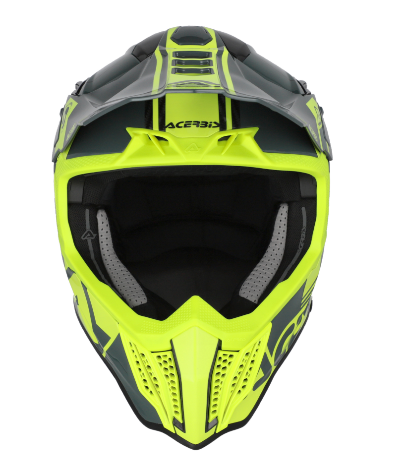 Acerbis Airstrike-C Kask Siyah Sarı