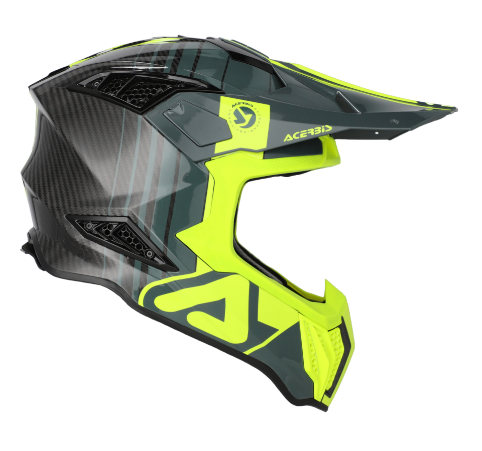 Acerbis Airstrike-C Kask Siyah Sarı