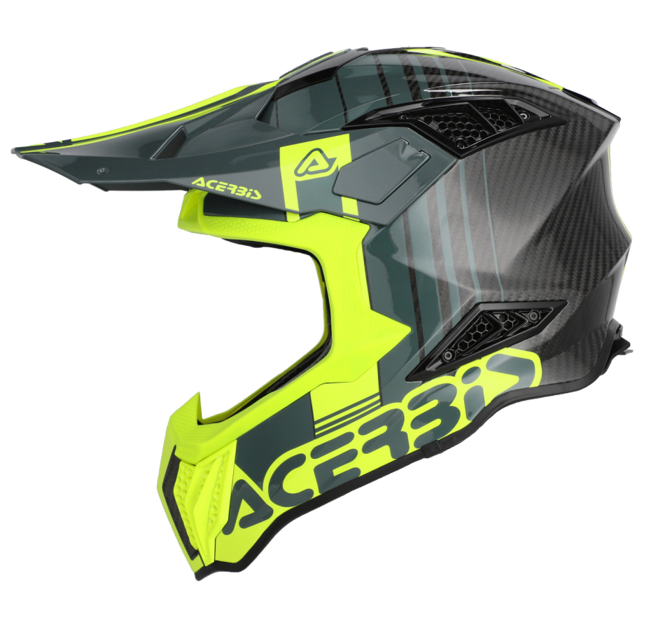 Acerbis Airstrike-C Kask Siyah Sarı
