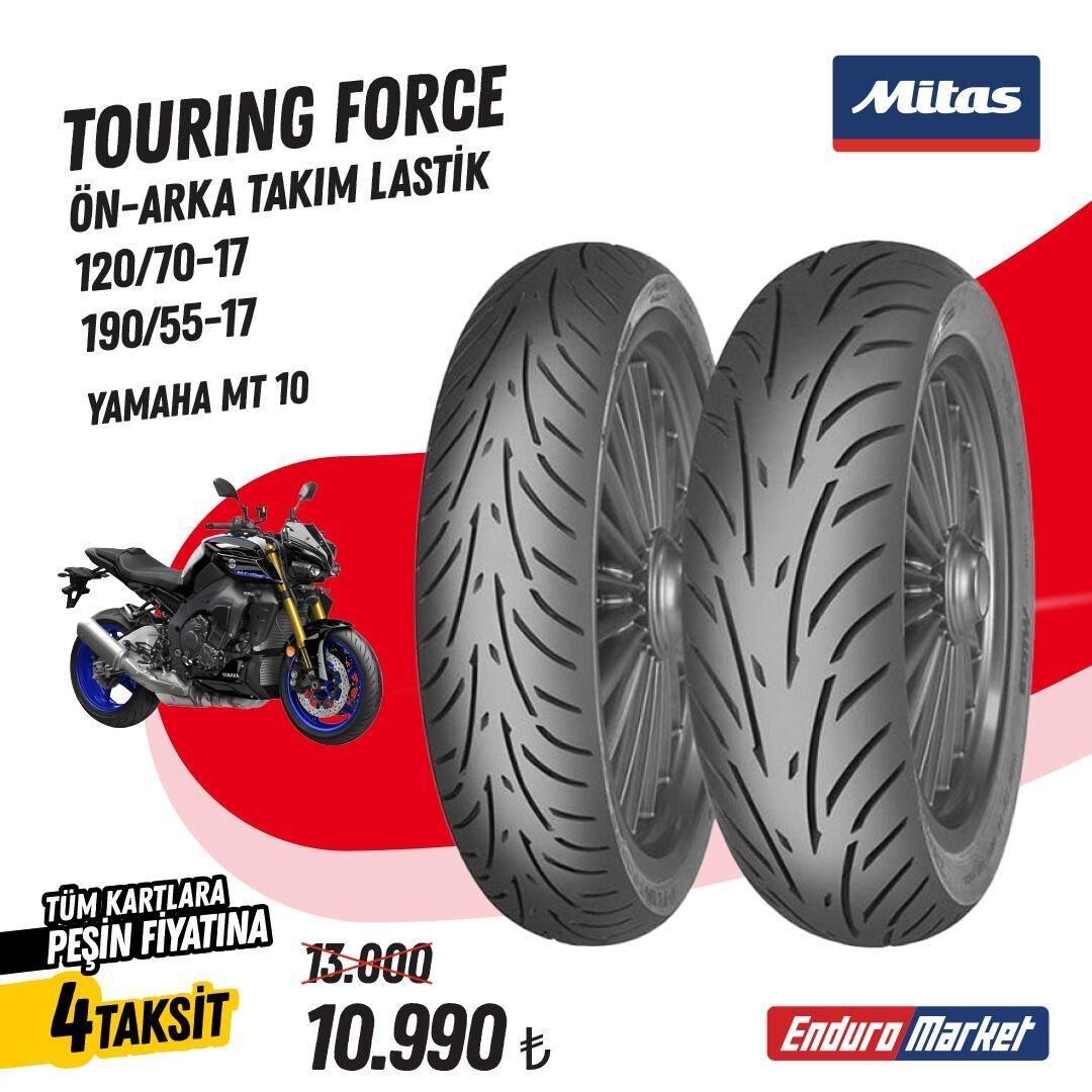 Yamaha Mt10 Mitas Tourıng Force Takım 120/60-17 - 190/55-17 Set