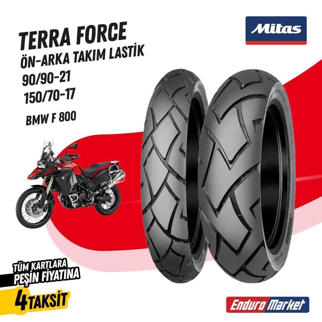 Bmw F800 Mitas 90/90-21 - 150/70-17 Terra Force Ön - Arka Takım Lastik