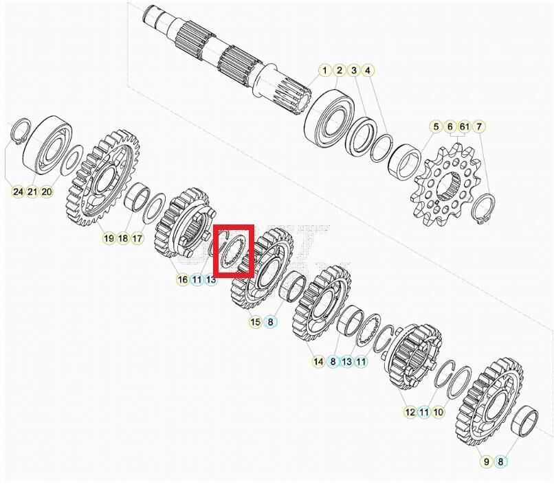 Thrust Washer 23.32.1,5 Beta Orj Yp B13-2